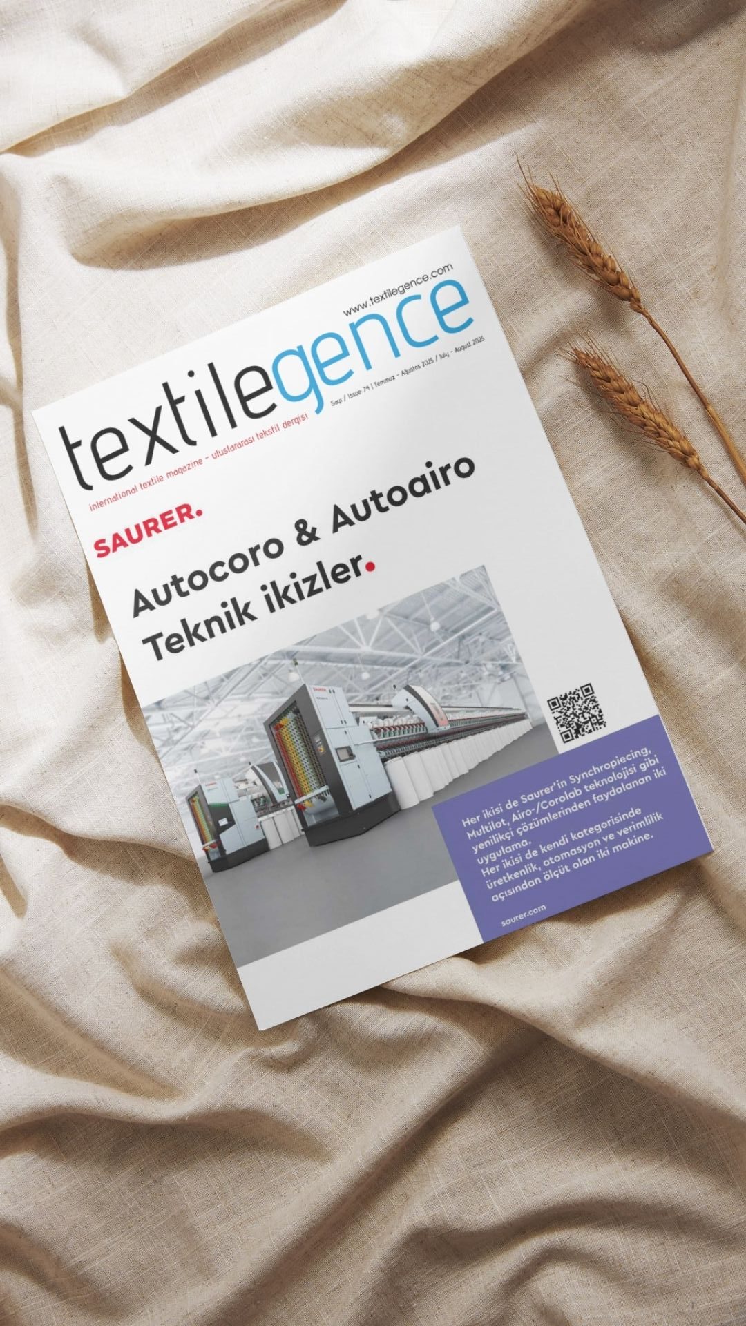 Textilegence Temmuz Ağustos 2025 sayısı yayında!
