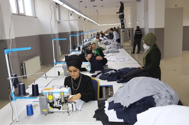 Tekstil atölyeleri iş arayan kadınların umudu oldu