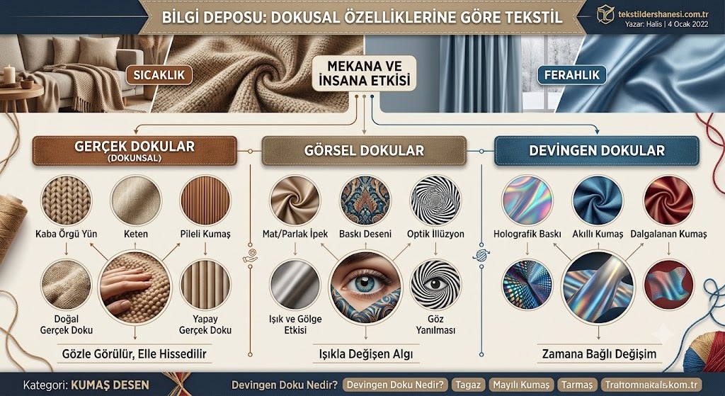Dokusal Özelliklerine Göre Tekstil ve Kumaş Dokuları