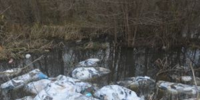 Sinop'ta yol kenarına bir kamyon dolusu tekstil çöpü döküldü. Çöpü kim veya kimlerin döktüğü araştırılıyor.