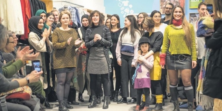 Öğrencilerden moda defi