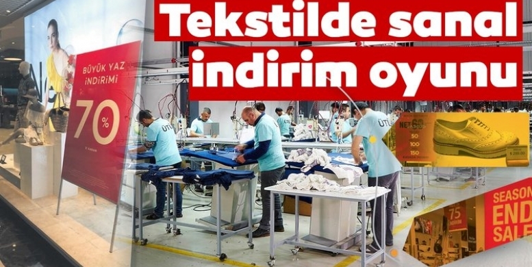 Tekstilde sanal indirim oyunu