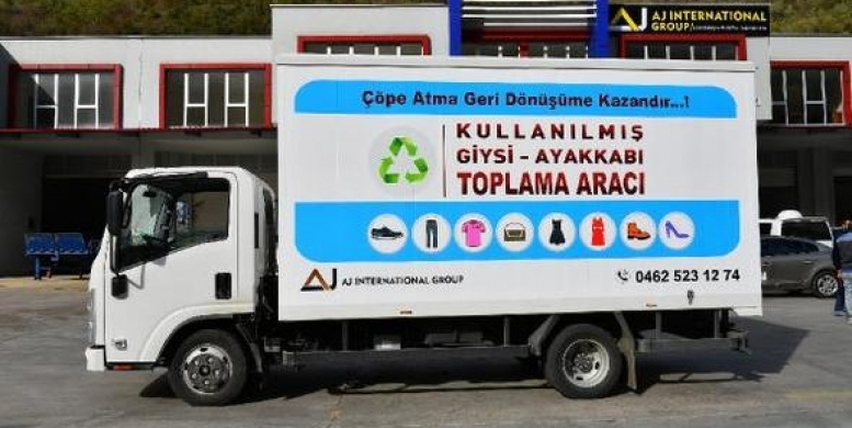 Trabzon'da giysiler geri dönüşüme kazandırılıyor