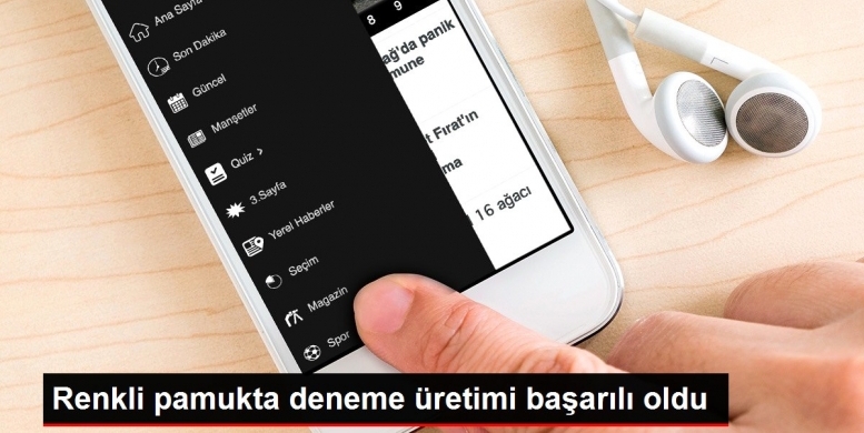 Renkli pamukta deneme üretimi başarılı oldu